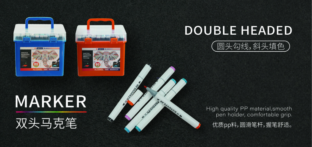 Dual-Tip Alcohol-Based Markers